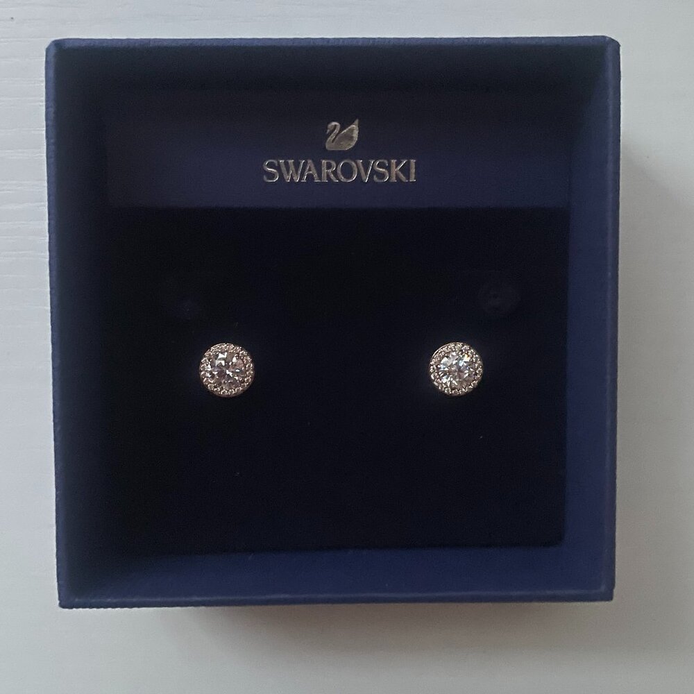 Swarovski Crystal *Constella* Halo Stud Earrings